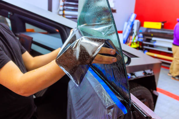 Professional carbon window film installation